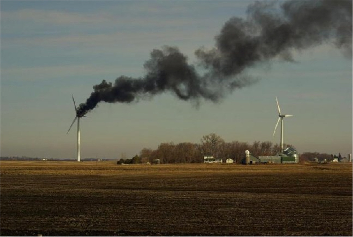 Burning Wind Farm 1