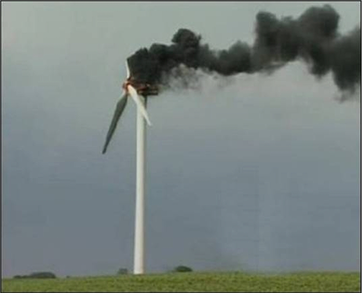 Burning Wind Farm 7