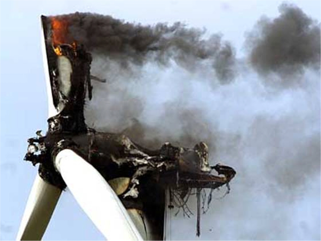 Burning Wind Farm 8