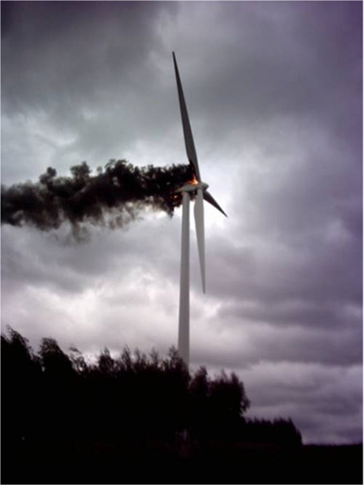 Burning Wind Farm 13